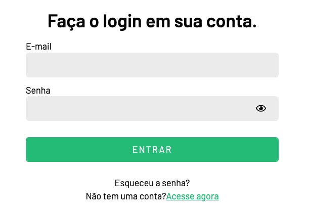 Formulário para fazer login na kto brasil 