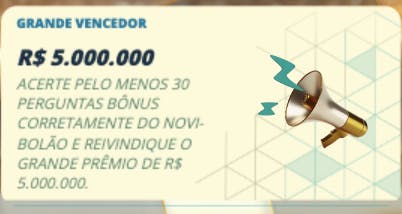 Grande prêmio do novibet bolão de R$5 milhões de reais