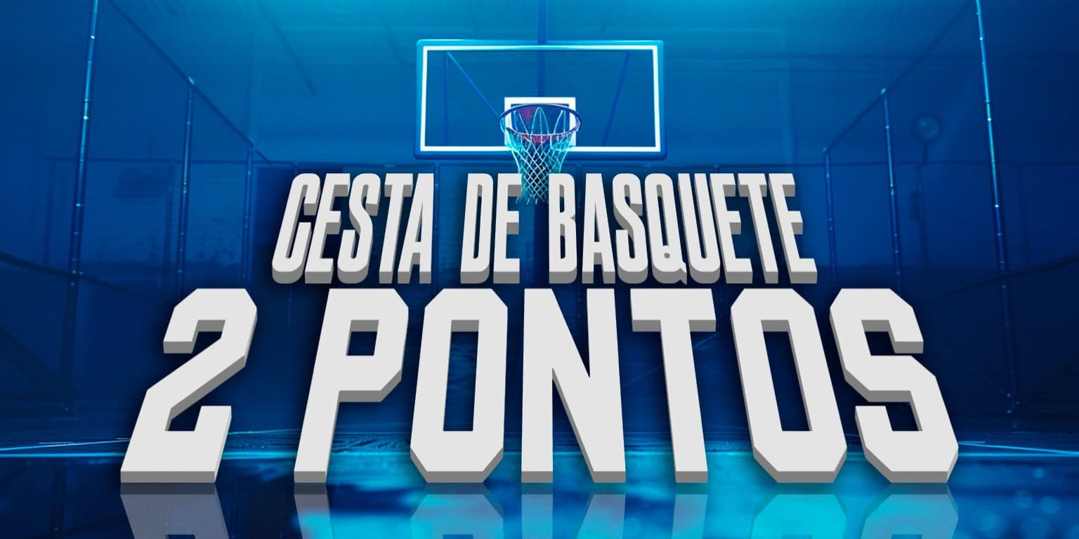 Imagem genérica da pontuação basquete na cesta 2 pontos